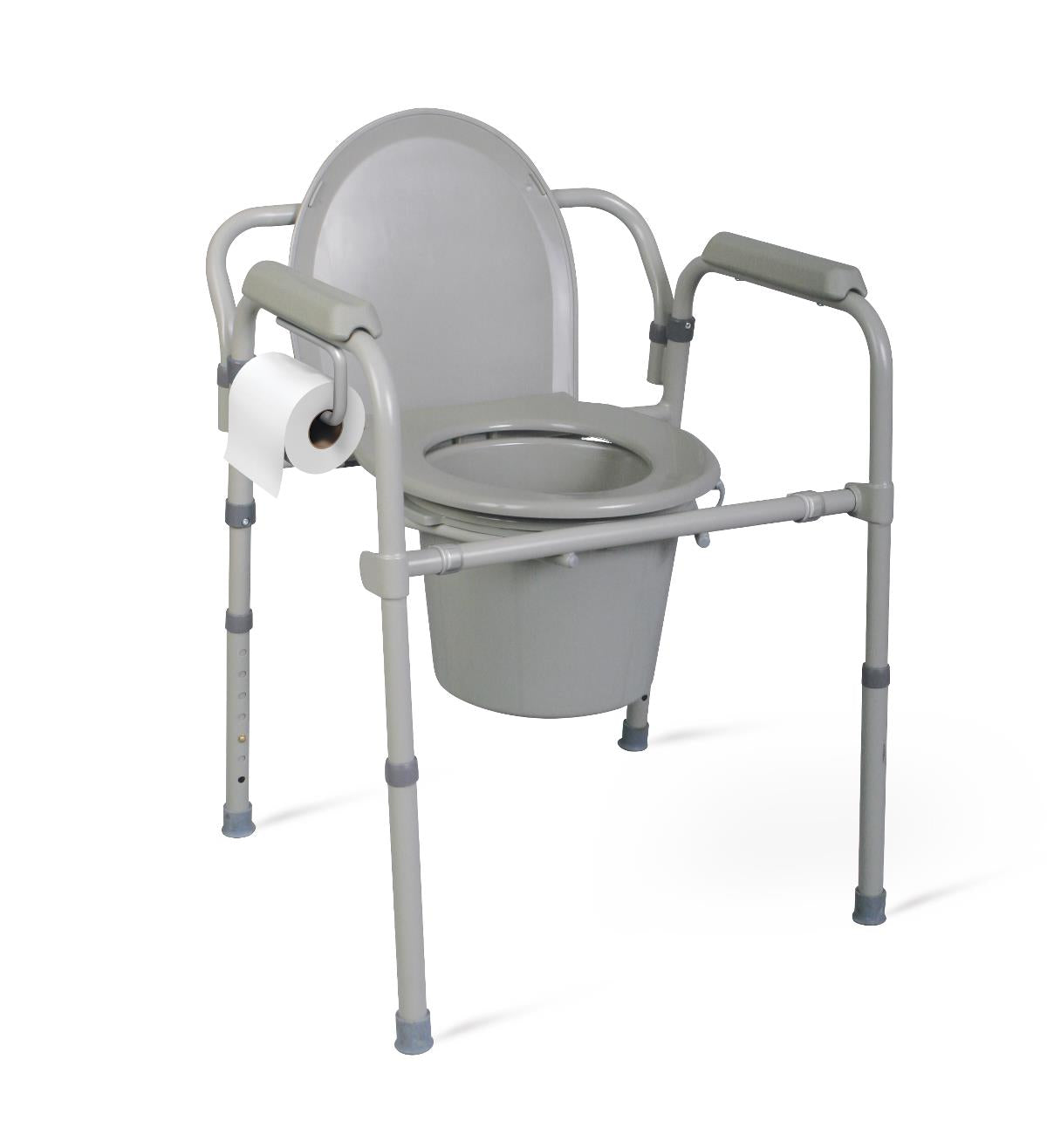 Knockdown Steel Bedside Commode (1EA)