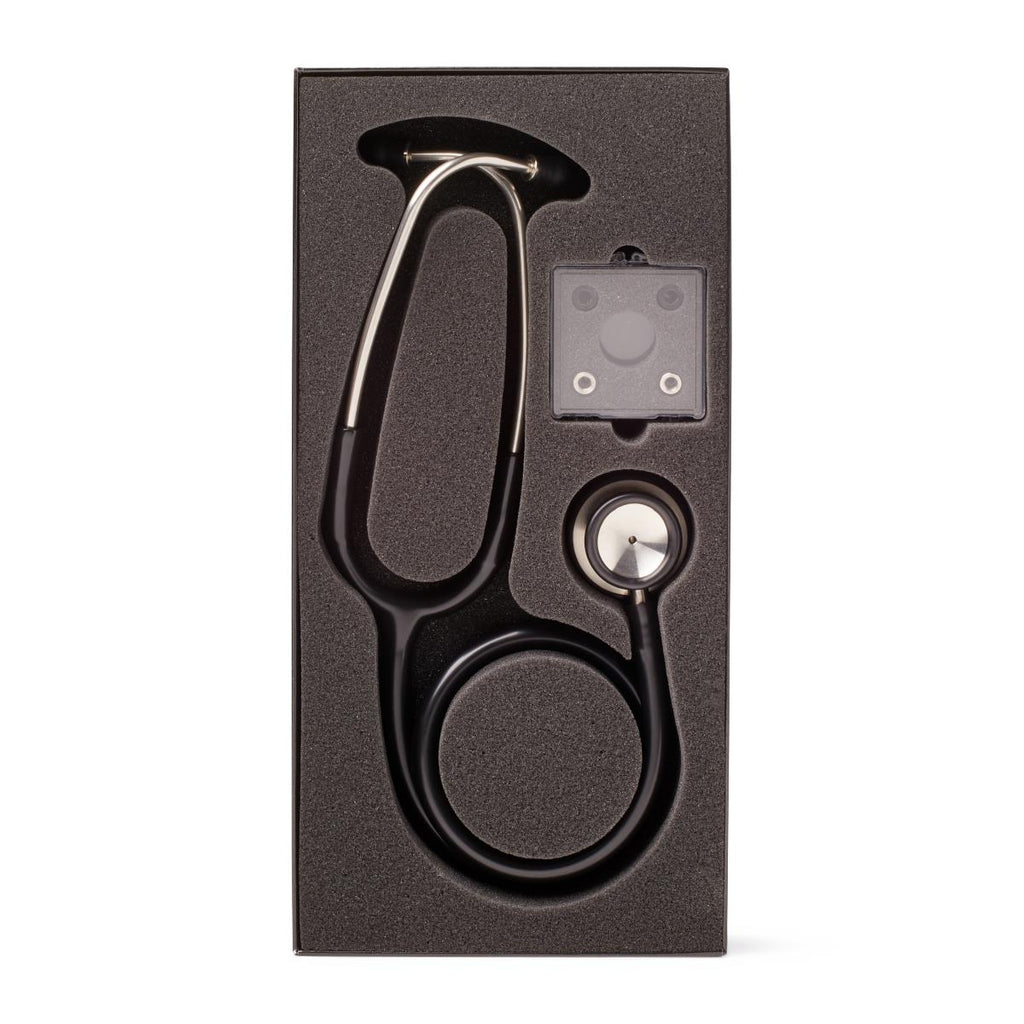 Adult Stainless Steel Stethoscope, Black