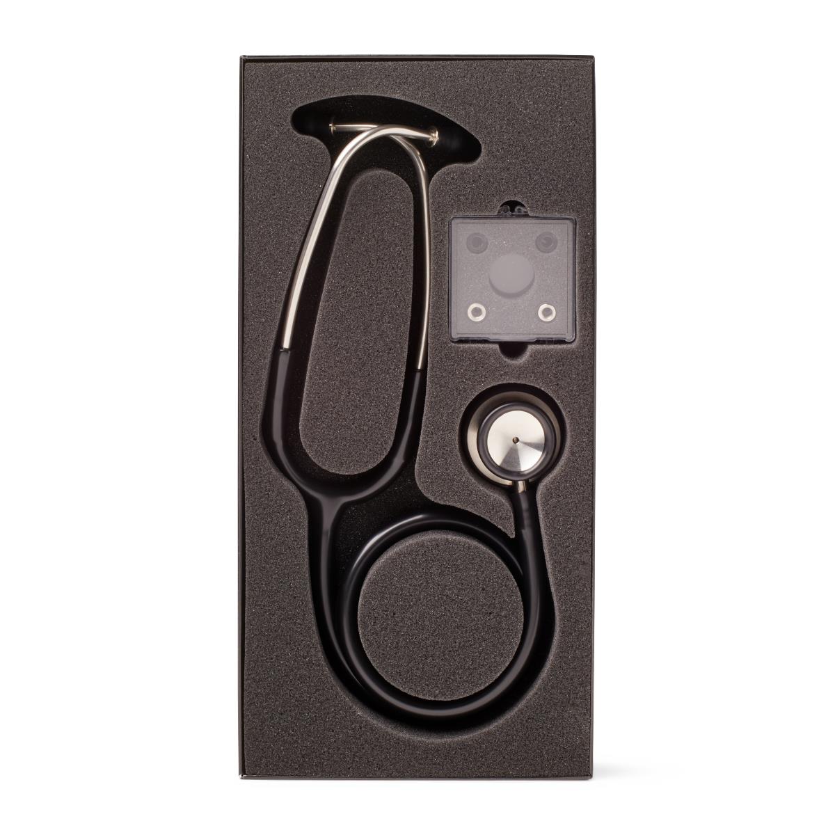 Adult Stainless Steel Stethoscope, Black