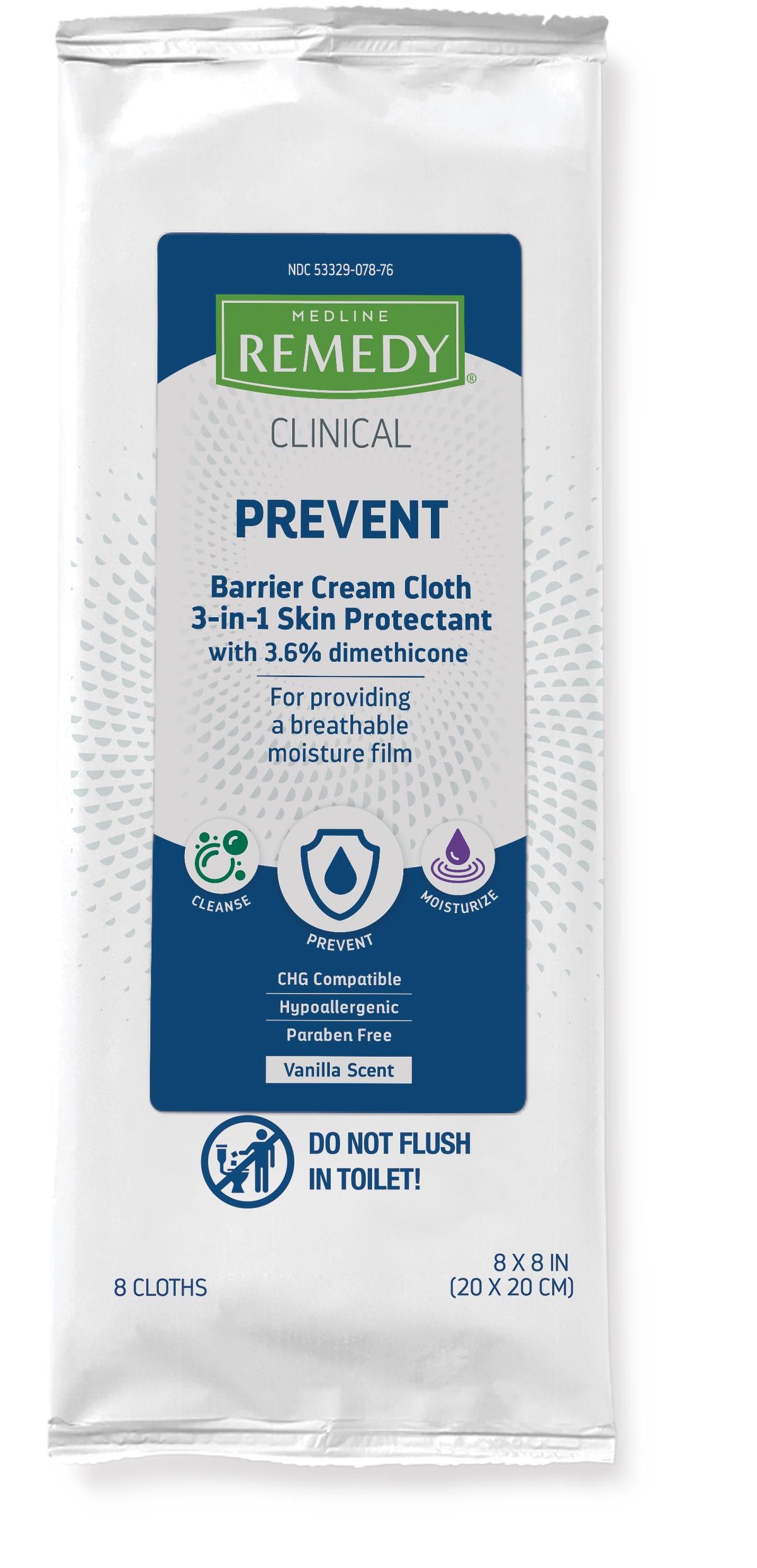Remedy Phytoplex Barrier Cream Cloths with Dimethicone (case of 32)