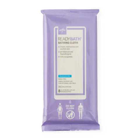 ReadyBath Total Body Cleansing Standard Weight Washcloth, Fragrance Free (case of 30)