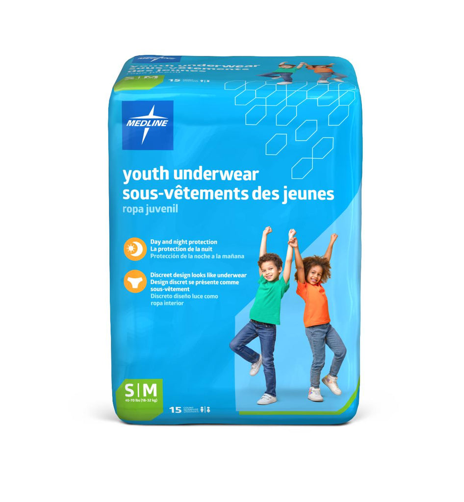 Disposable Protective Youth Underwear, Youth (bag of 15)