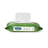 FitRight Aloe Scented Wet Wipes, 8" x 10", Flip Top Lid (case of 6)