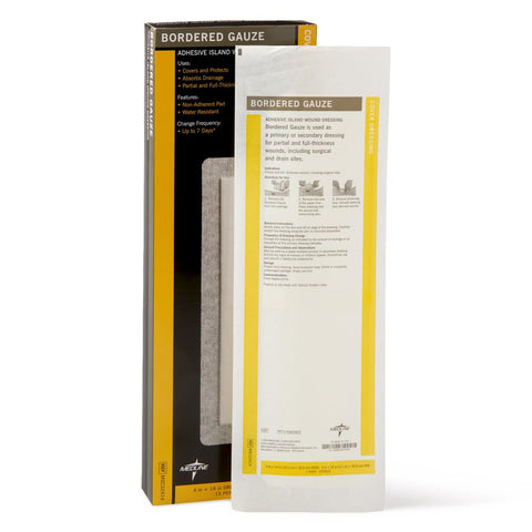 Sterile Bordered Gauze, 4" x 14" (box of 15)