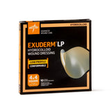 Exuderm LP Low-Profile Hydrocolloid Wound Dressing, 4" x 4" (box of 10)