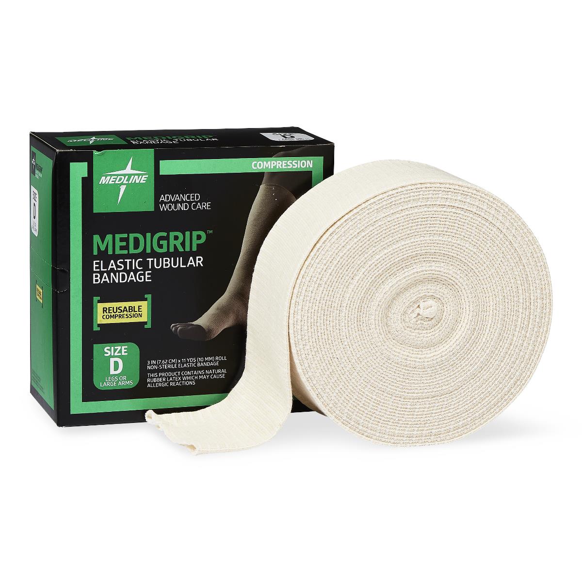 Medigrip Elastic Tubular Support Bandage, 3"W (1/box)