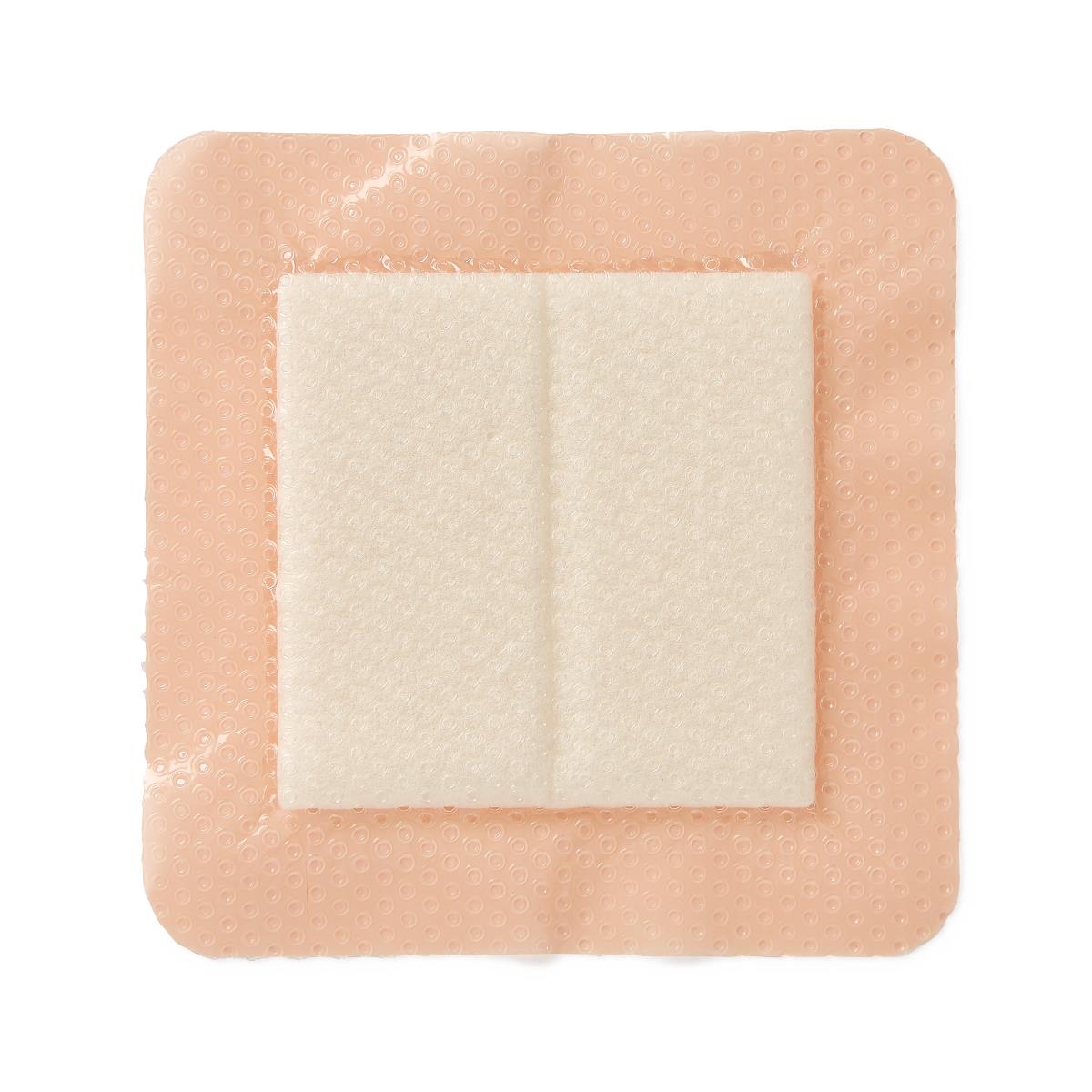 Optifoam Gentle EX Bordered Foam Dressing, 4" x 4" (case of 100)