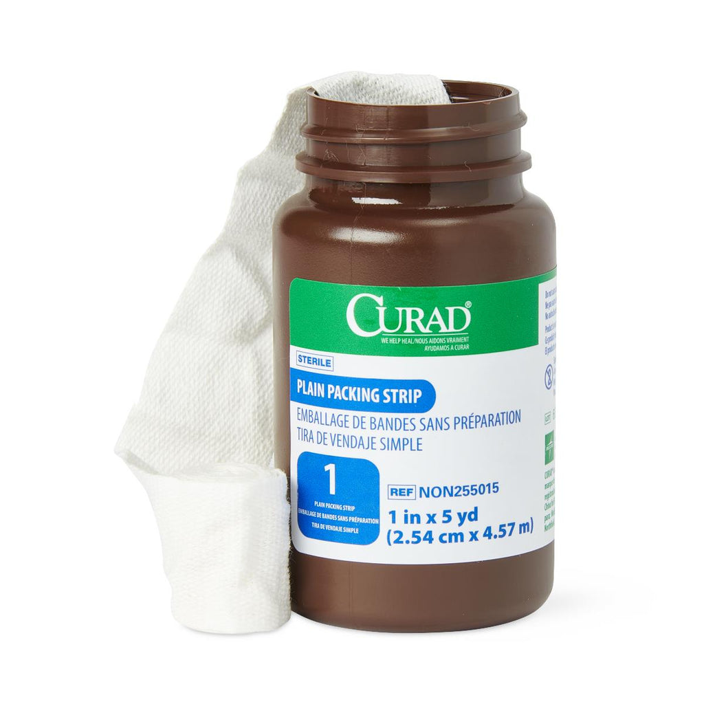 Packing Strip Gauze, Plain, 1" x 5 yd, Sterile (1EA)