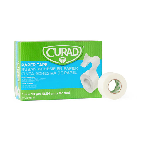 CURAD Paper Adhesive Tape, White,1 " (case of 120)
