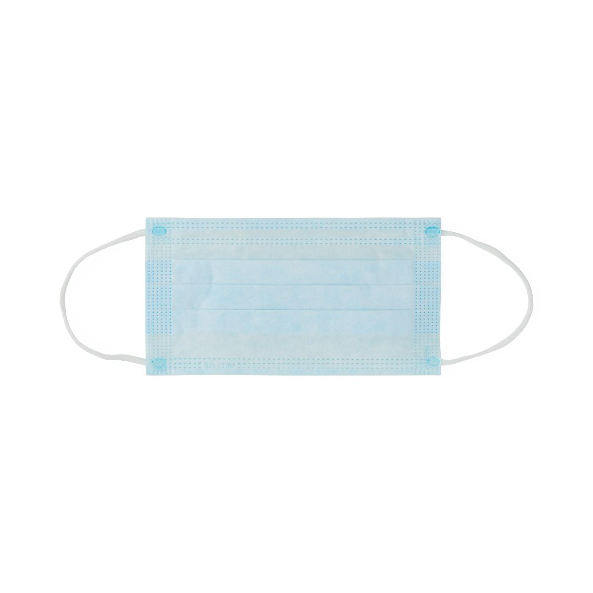 Face Mask with Ear Loops, Blue (box of 50)