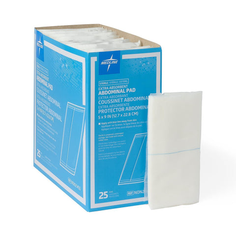 Sterile Abdominal Pad, 5" x 9" (case of 400)