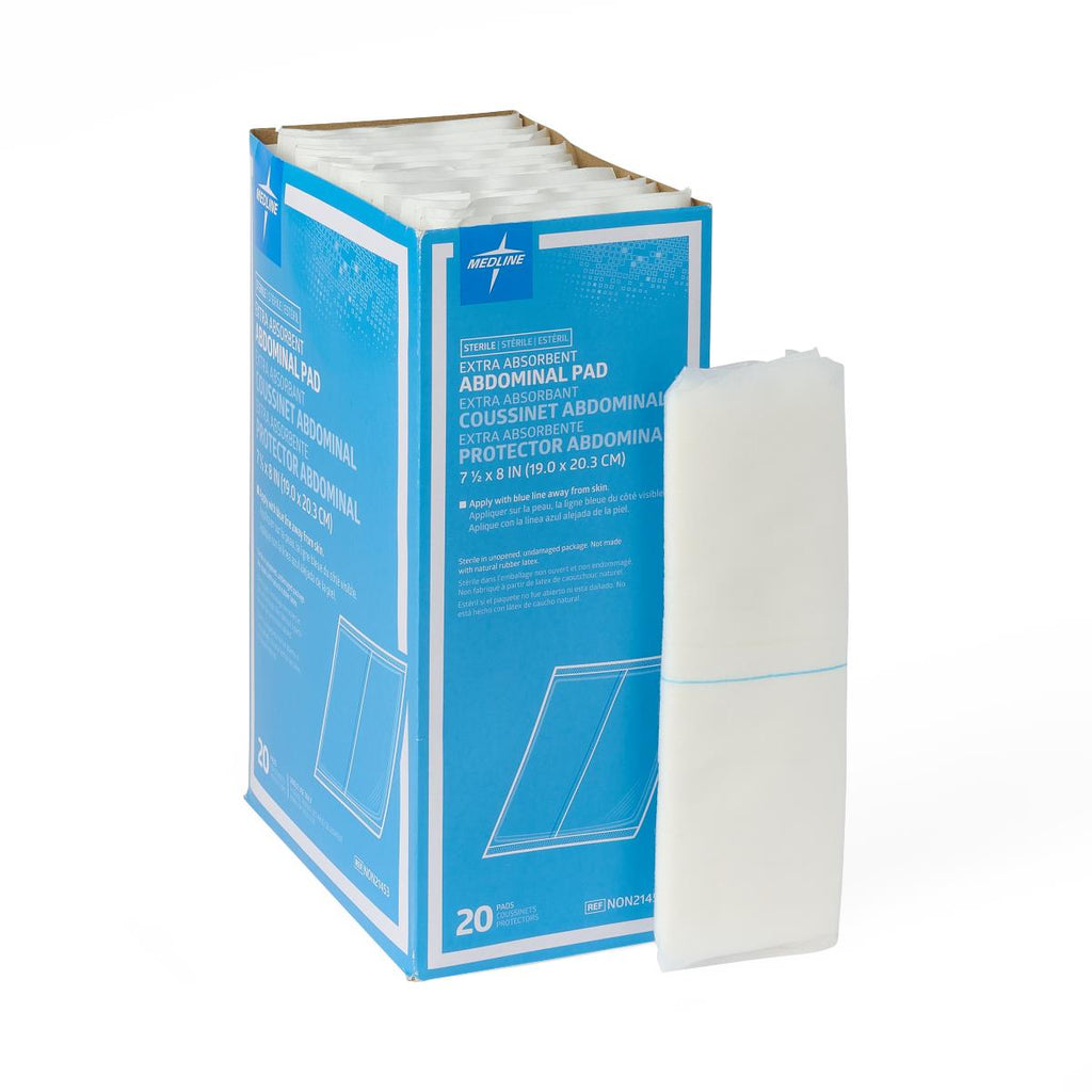 Sterile Abdominal Pad, 8" x 7.5" (case of 240)