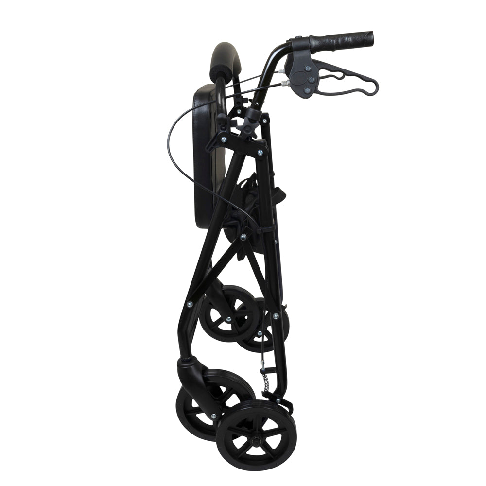 ProBasics Deluxe Aluminum Rollator with 8" Wheels, Black