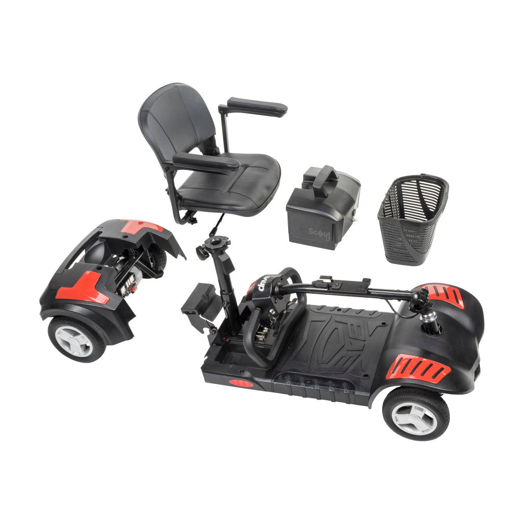 Scout LT 4-Wheel Scooter with 12AH Batteries