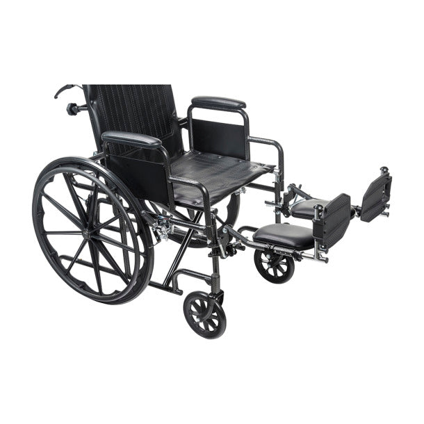Silver Sport Full-Reclining Wheelchair, Desk Arms, 20" Seat
