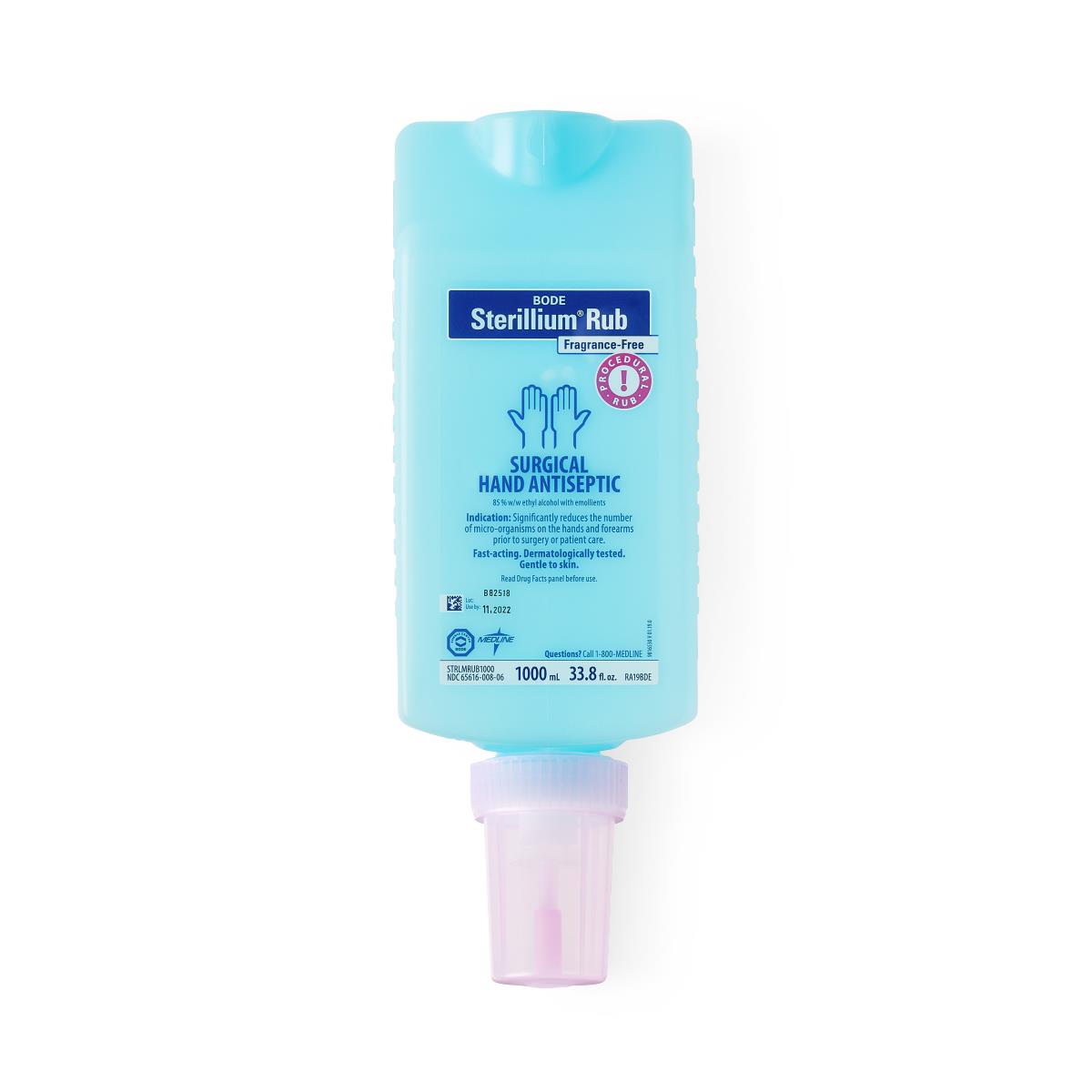 Sterillium Rub Waterless Surgical Hand Antiseptic, 1000 mL (case of 8)