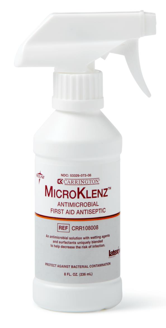 MicroKlenz Antimicrobial First Aid Antiseptic, 8oz.