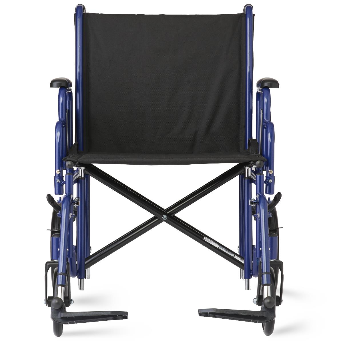Bariatric Steel Transport Chair, 22" Seat Width