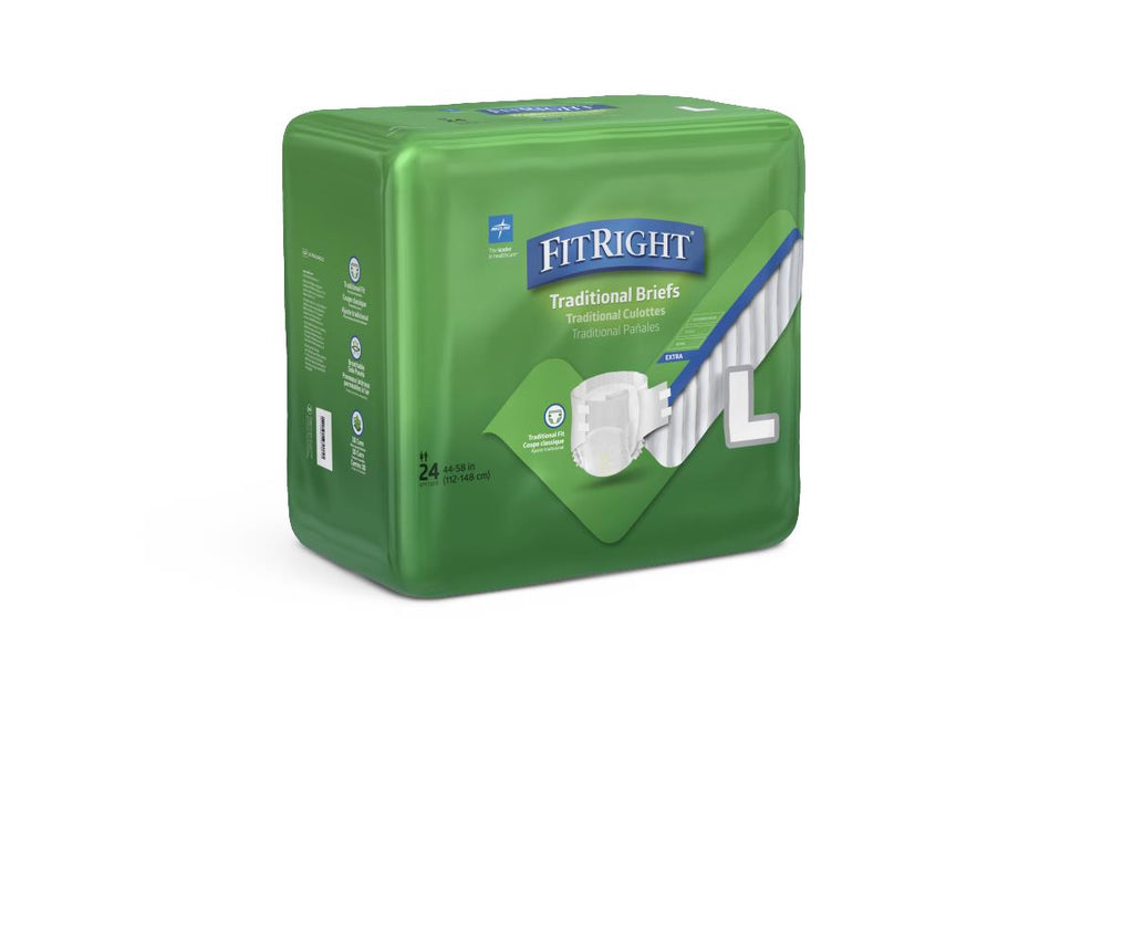 Ultracare Cloth-Like Adult Briefs, Large (case of 72)