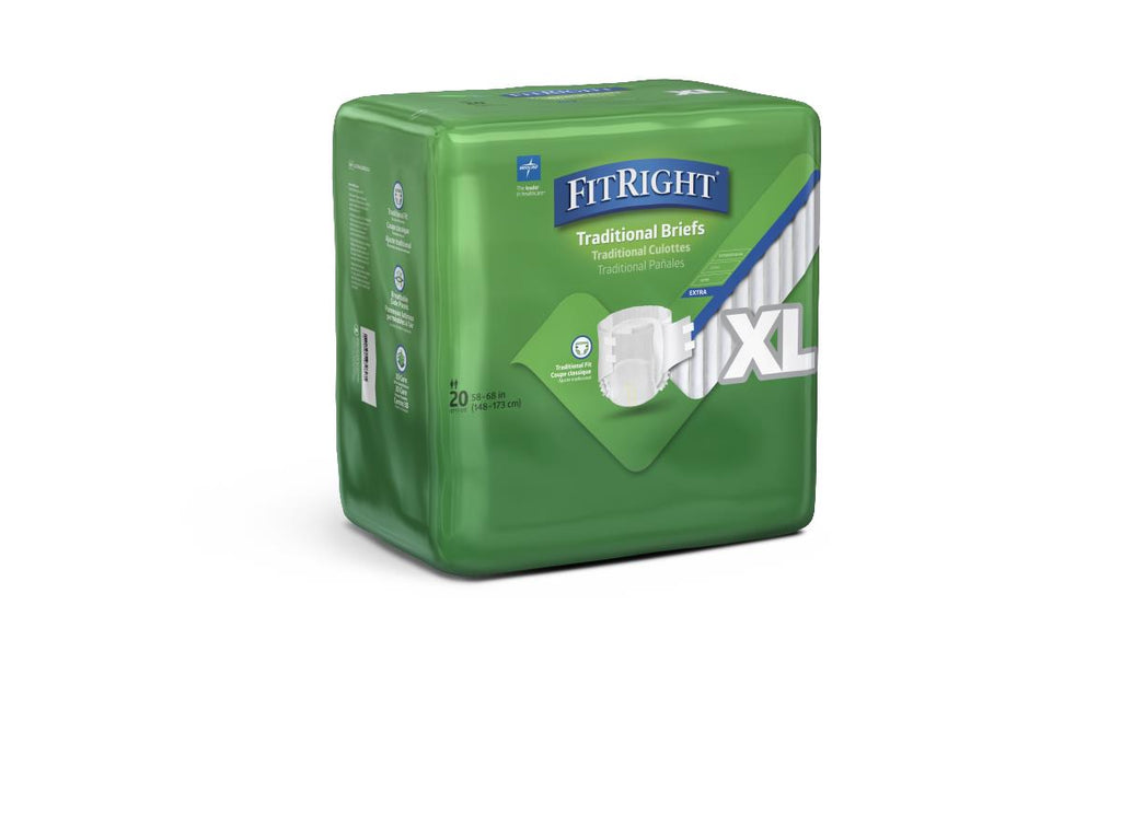 Ultracare Cloth-Like Adult Briefs, XL (case of 60)