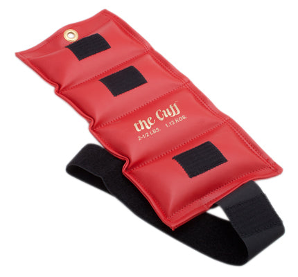 The Cuff Ankle and Wrist Weight, 2.5lbs. (Red)