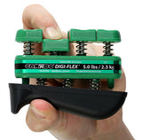 CanDo Digi-Flex Hand Exerciser, Green, Medium