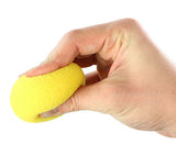CanDo Memory Foam Squeeze Ball, Yellow, X-Easy