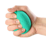 CanDo Memory Foam Squeeze Ball, Green, Medium
