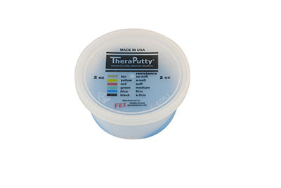 CanDo TheraPutty Exercise Putty, Blue, Firm (2oz)