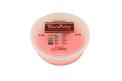 CanDo TheraPutty Exercise Putty, Red (4oz)
