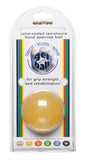 CanDo Gel Squeeze Ball, Standard Circular, Yellow, X-Light