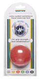 CanDo Gel Squeeze Ball, Standard Circular, Red, Light