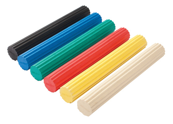 CanDo Twist-n-Bend Flexible Exercise Bar, 6-pc set (12")