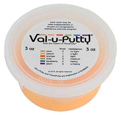 Val-u-Putty Exercise Putty, Peach, 3oz (XL-Soft)