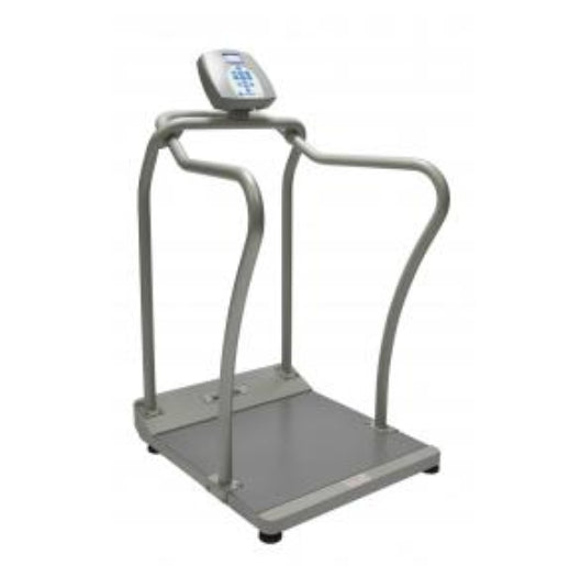 Health O Meter Digital Platform Scale with Handrails, 26" x 22"