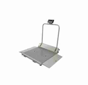 Health O Meter Portable/Folding Digital Wheelchair Dual Ramp Scale with Handrails