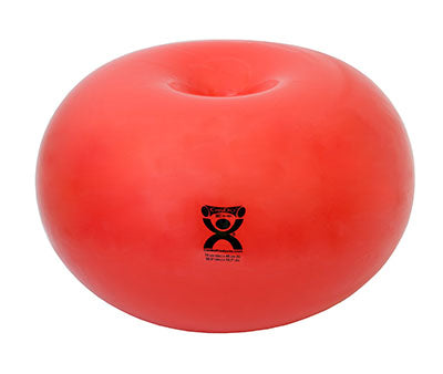 CanDo Donut Ball, 30" Dia x 16"H (75cm dia. x 40cm H), Red