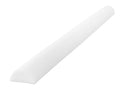 CanDo White Foam Roller, Half-Round (3” x 36”)