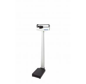 Health O Meter Mechanical Beam Scale with Wheels and Counterweights 