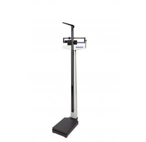Health O Meter Mechanical Beam Scale with Height Rod, Fixed Poise Bar & Wheels