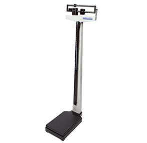 Health O Meter Mechanical Beam Scale with Height Rod and Fixed Poise Bar