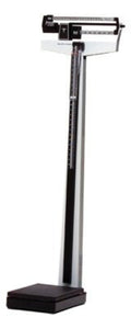 Health O Meter Medchanical Beam Scale with Height Rod & Wheels