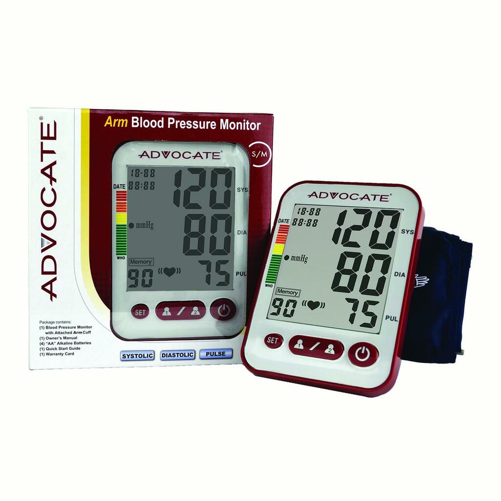 Advocate Upper Arm Blood Pressure Monitor, X-Large Cuff