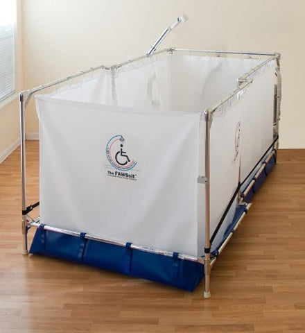 Reclining Portable Wheel Chair Handicapped Showers System (5-year Warranty on Frame) Made in the USA
