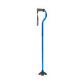 4-Point Offset Folding Hybrid Cane, Blue