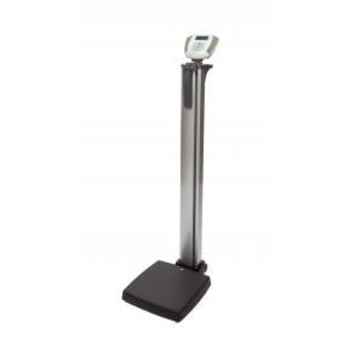 Health O Meter Heavy Duty Eye Level Digital Scale with Integral Digital Height Rod and Automatic BMI