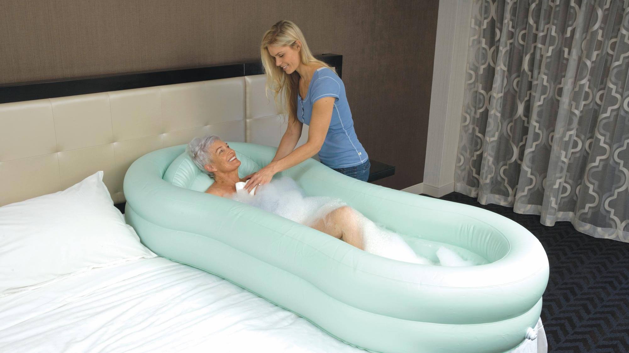 EZ-Bathe Body Washing Basin (with Accessories)