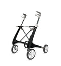 Carbon Fiber Ultralight Rollator, Regular Seat, Black
