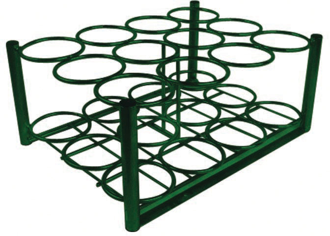 M6 Cylinder Rack, 12 Cylinder Capacity