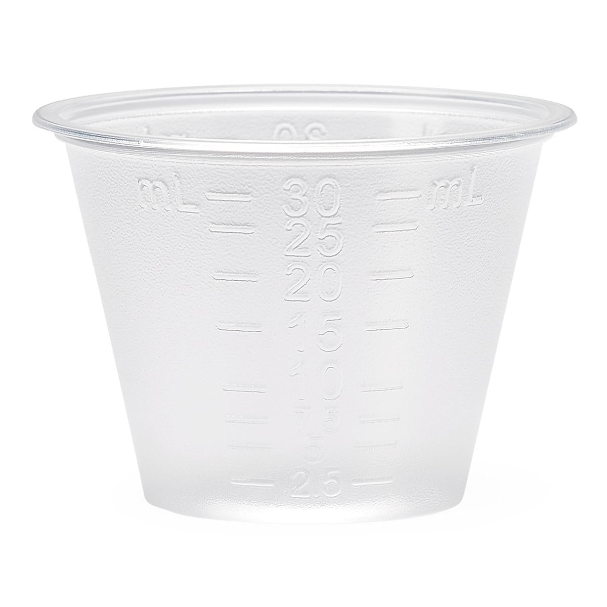 Graduated Plastic Medicine Cup, 30mL (case of 5000)